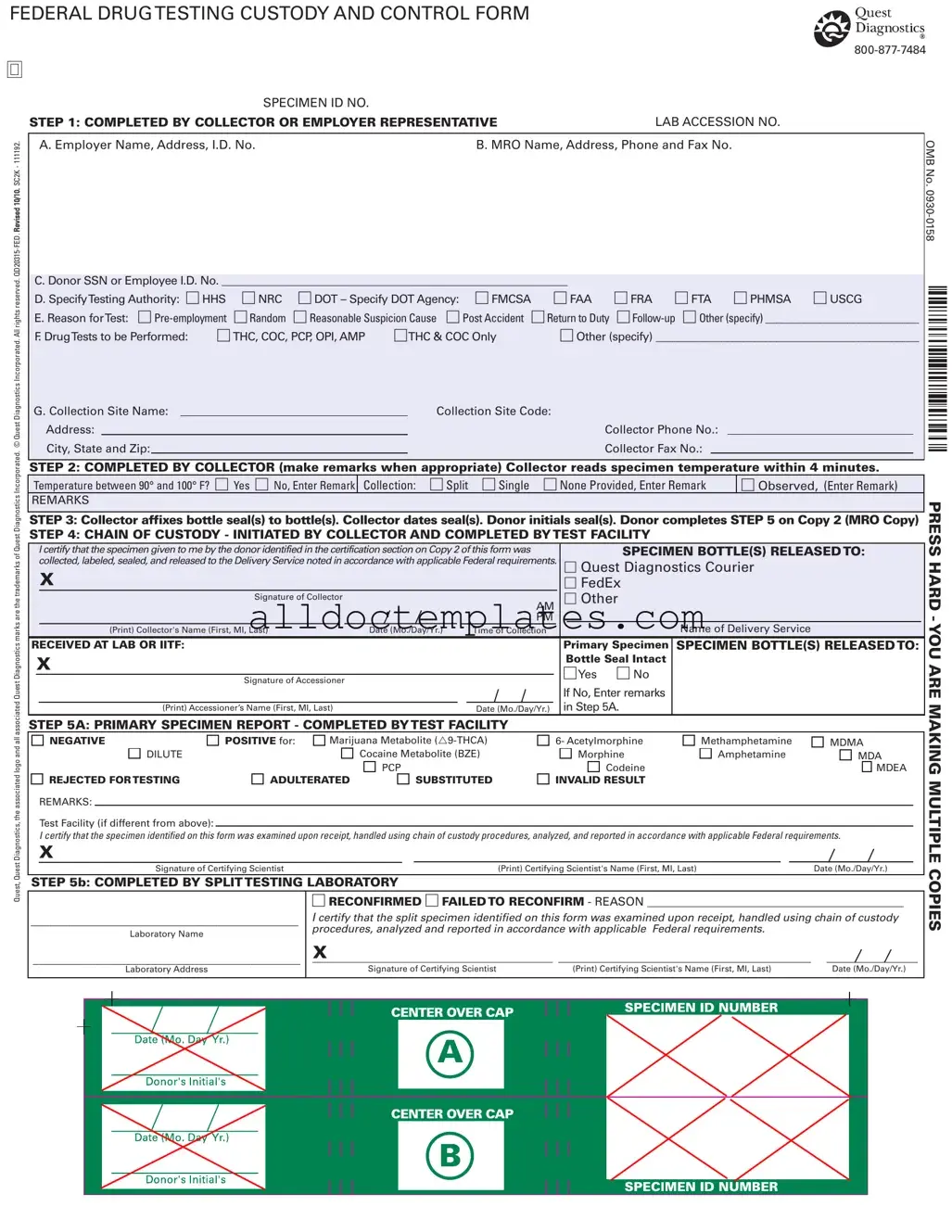 Fill in a Valid Drug Screen Form