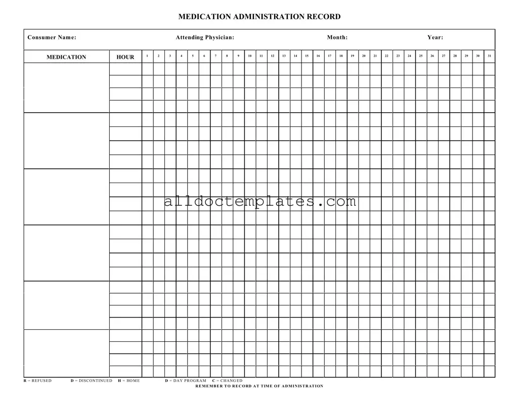 Fill in a Valid Medication Administration Record Sheet Form