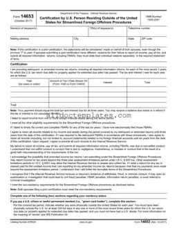 Fill in a Valid 14653 Form