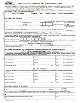 Fill in a Valid California Fotm Reg 262 Form
