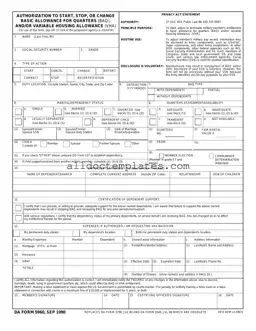 Fill in a Valid DA 5960 Form