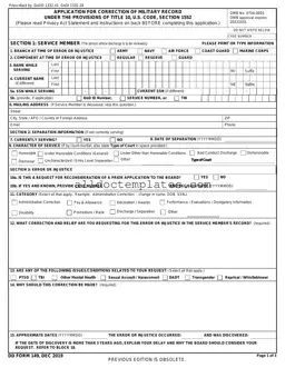 Fill in a Valid DD 149 Form