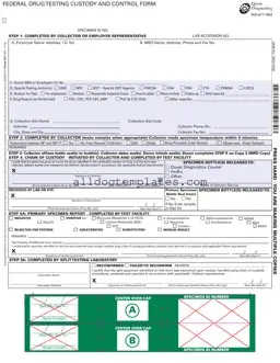 Fill in a Valid Drug Screen Form