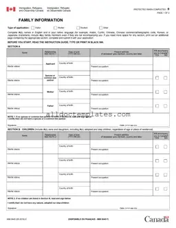 Fill in a Valid Imm 5645 Form