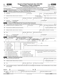 Fill in a Valid IRS 8300 Form