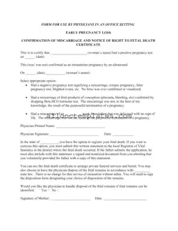Fill in a Valid Miscarriage Discharge Paper Form
