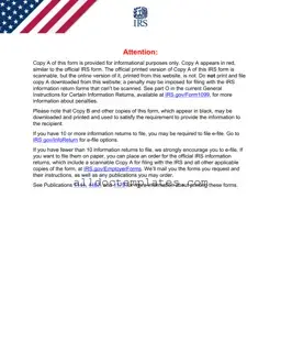 Fill in a Valid IRS 1099-MISC Form