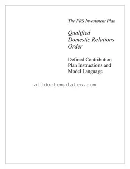 Fill in a Valid Qdro Form