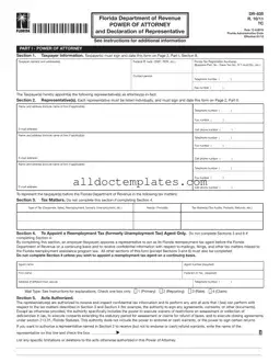 Fill in a Valid Tax POA dr 835 Form